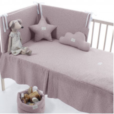 Colcha con protector Tilda Rosa de Uzturre